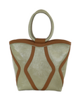 Matriarch Midi Tote: Smog & Tan