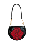 Husk Bag: Patent Black & Red Snake